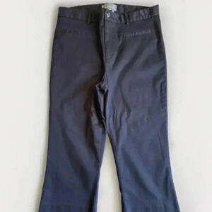 Anthropologie Black Capris Pedal Pushers High Rise Cropped Pants 8